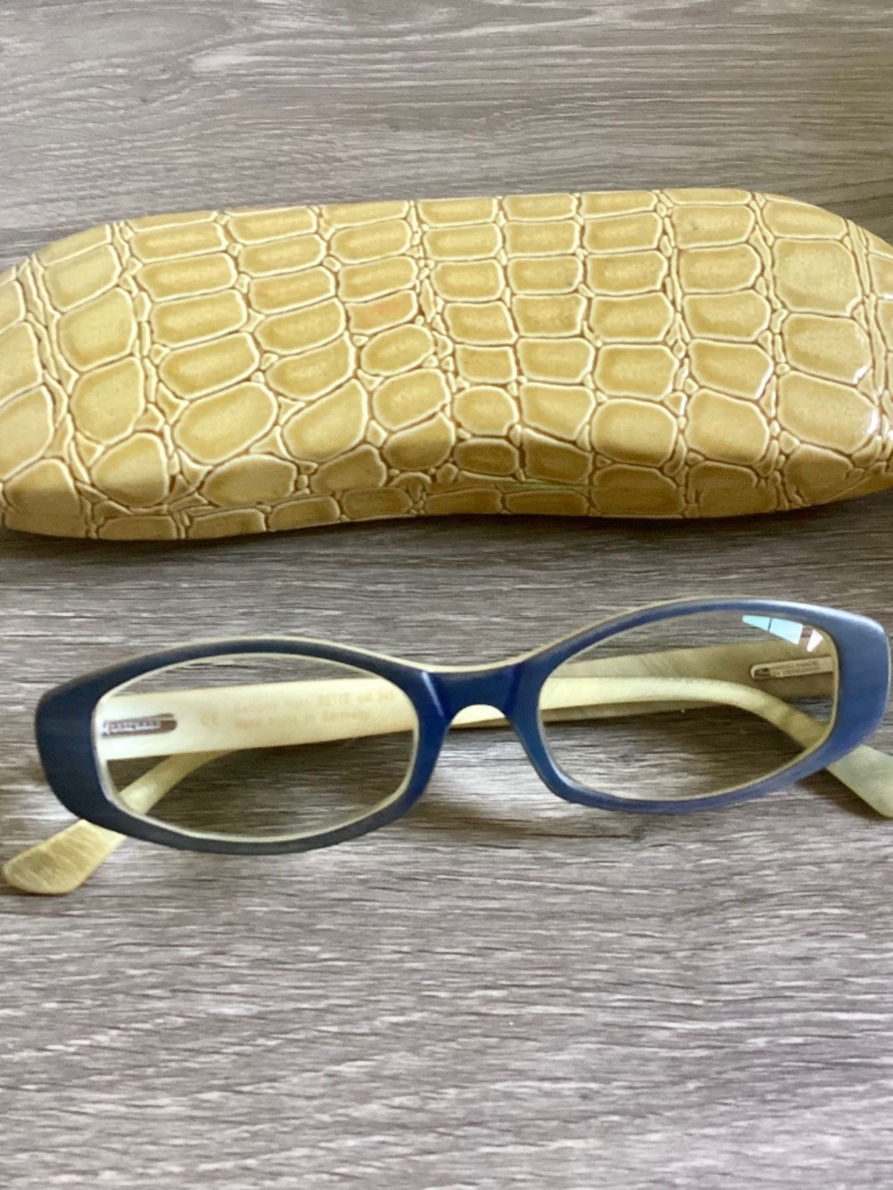 Hoffmann Natural Eyewear Frames "Bette" Color 945 made in Germany Yellow Horn